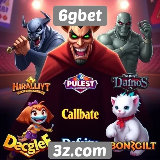 Comparativo das opções de jogos oferecidas pelo 6gbet